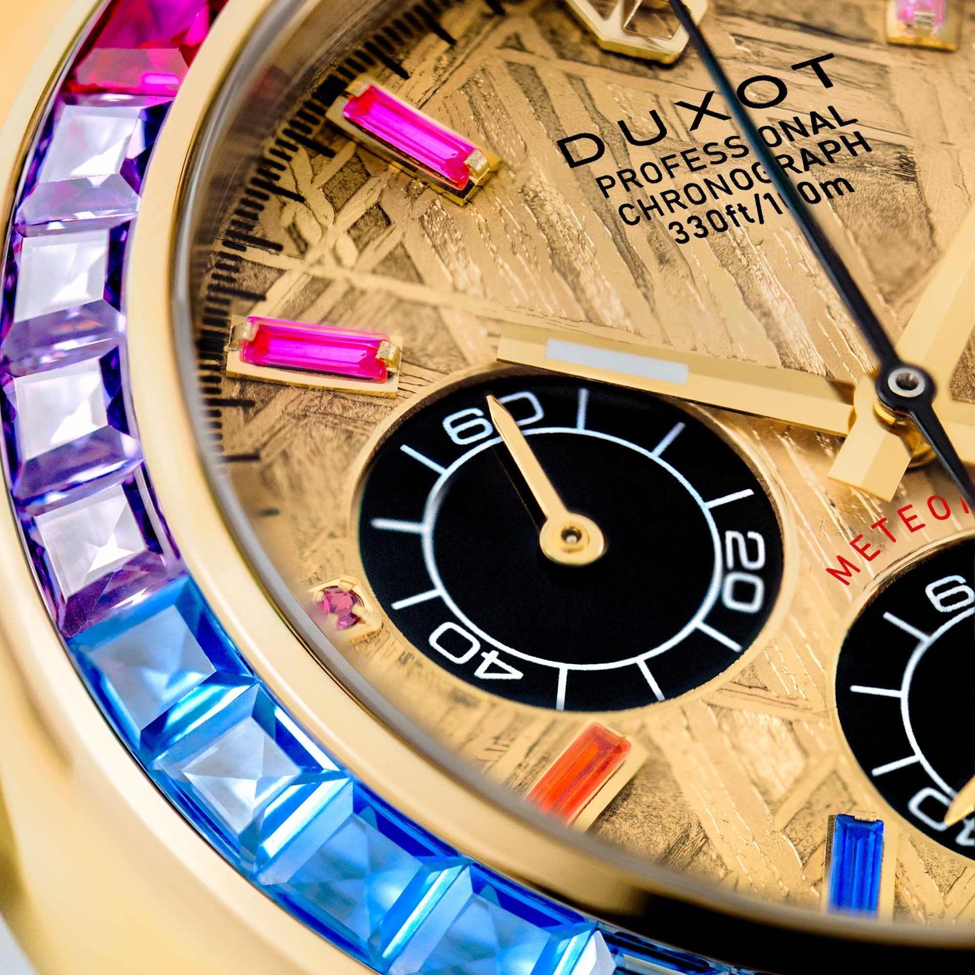 Accelero Meteorite Chronograph Limited Edition Gold Meteorite