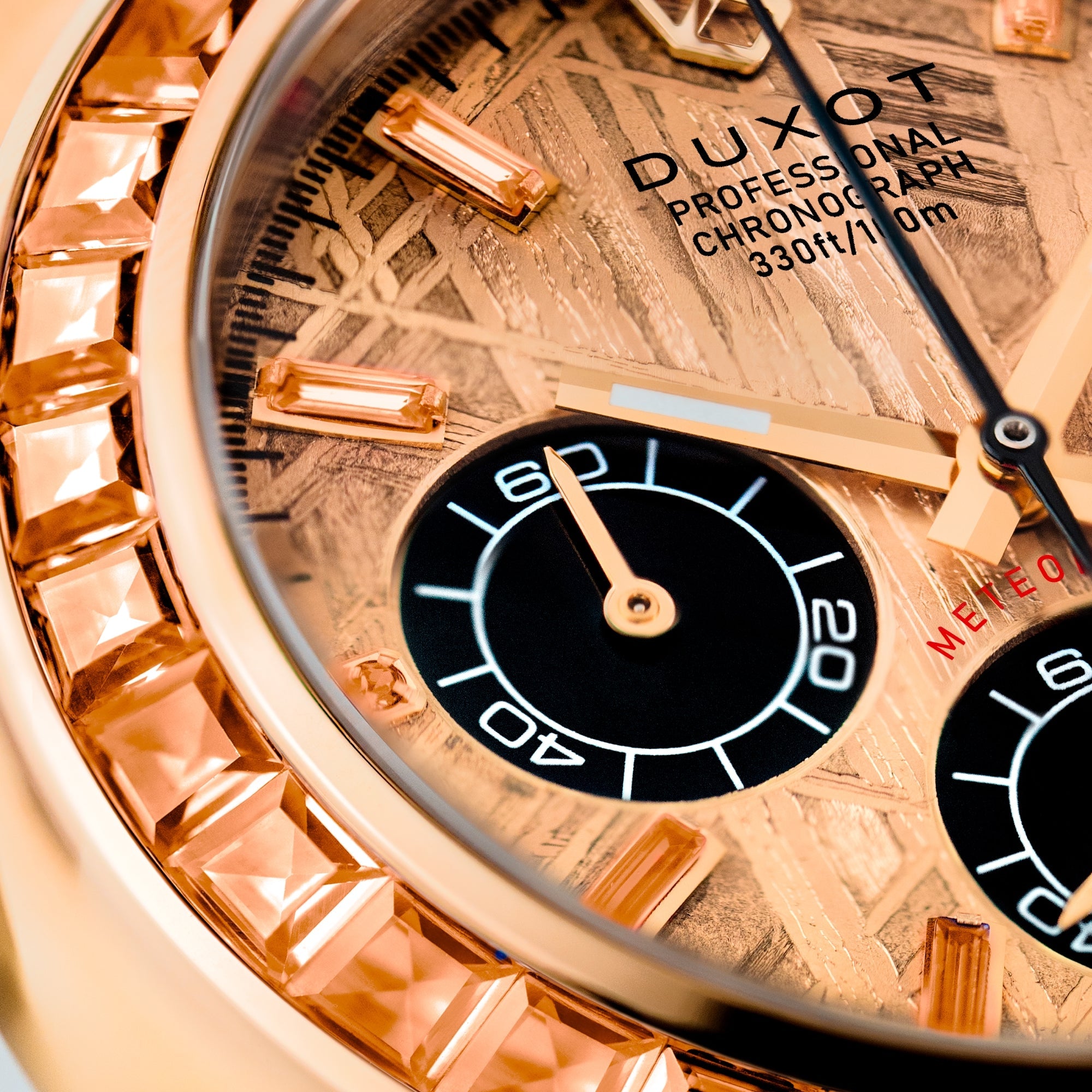 Accelero Meteorite Chronograph Limited Edition Rose Gold Meteorite