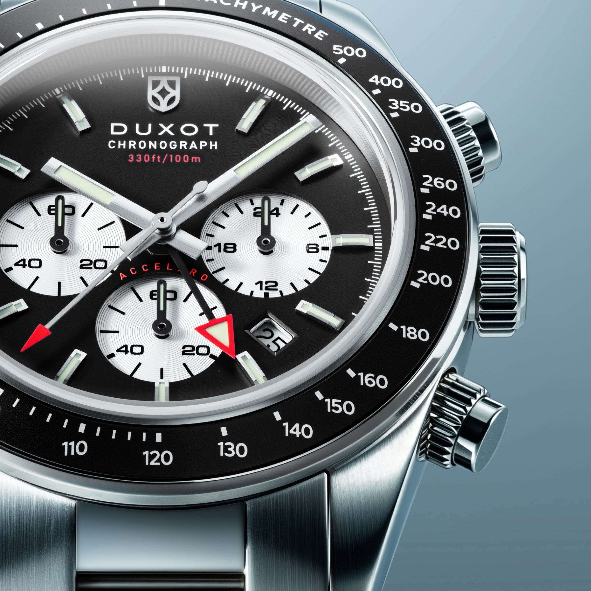Vitesse Dual Time Chronograph Charcoal Black