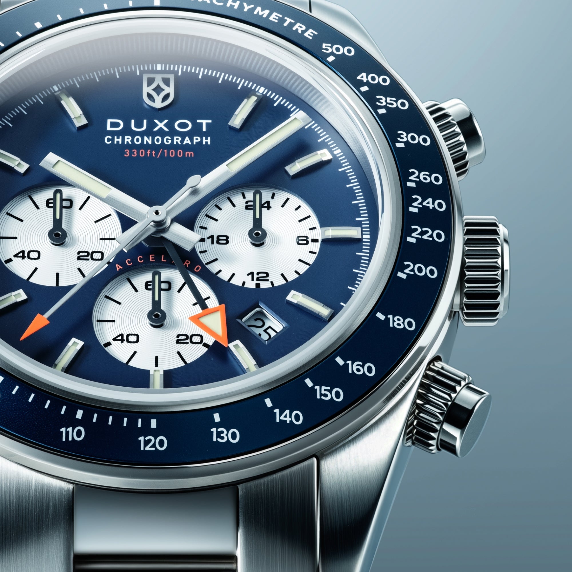 Vitesse Dual Time Chronograph Ice Blue