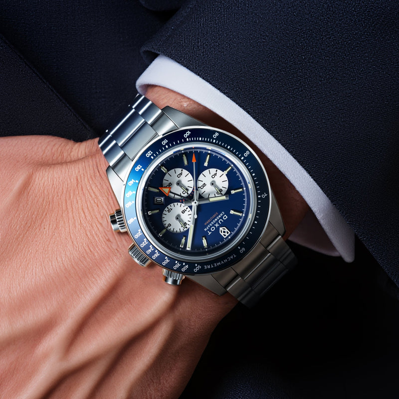 Vitesse Dual Time Chronograph Ice Blue