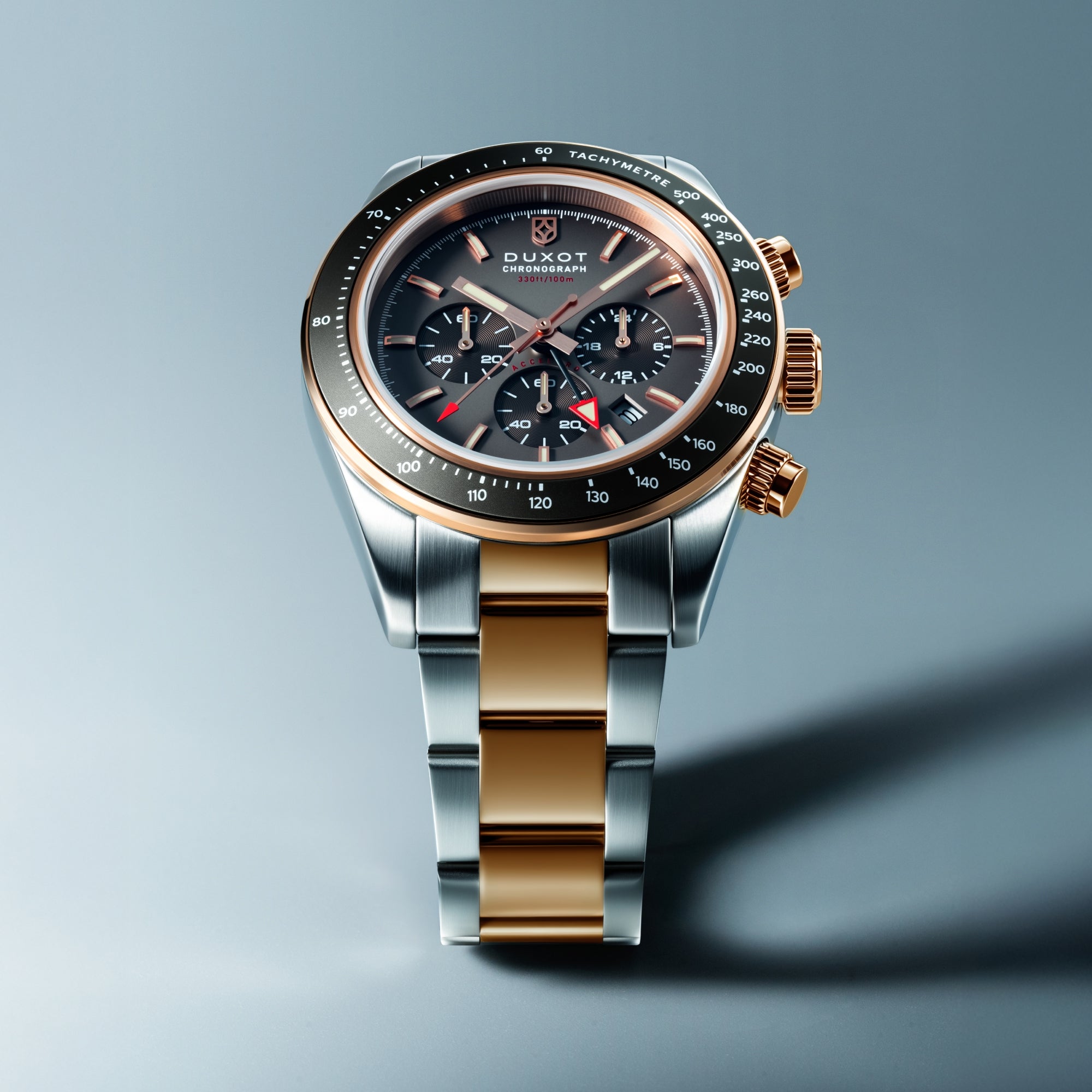 Vitesse Dual Time Chronograph Rust Brown