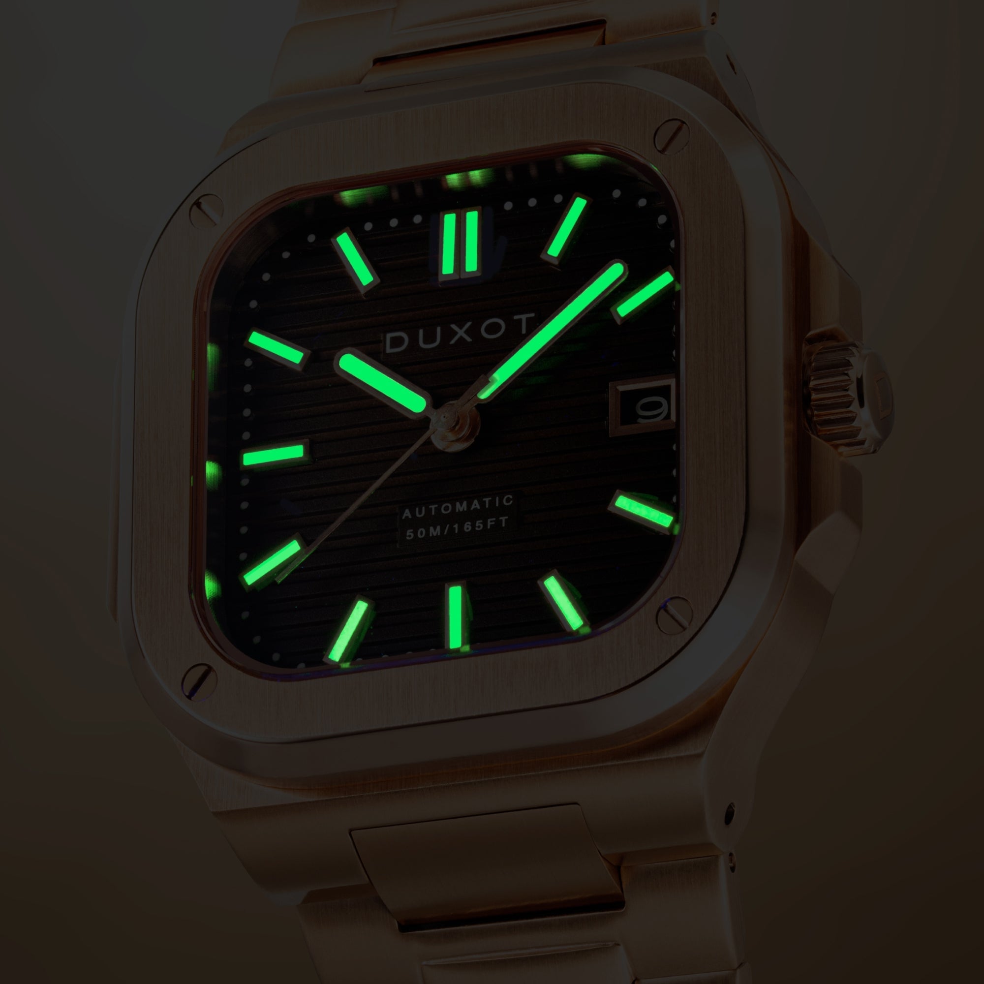 Quadrata Automatic Walnut Brown