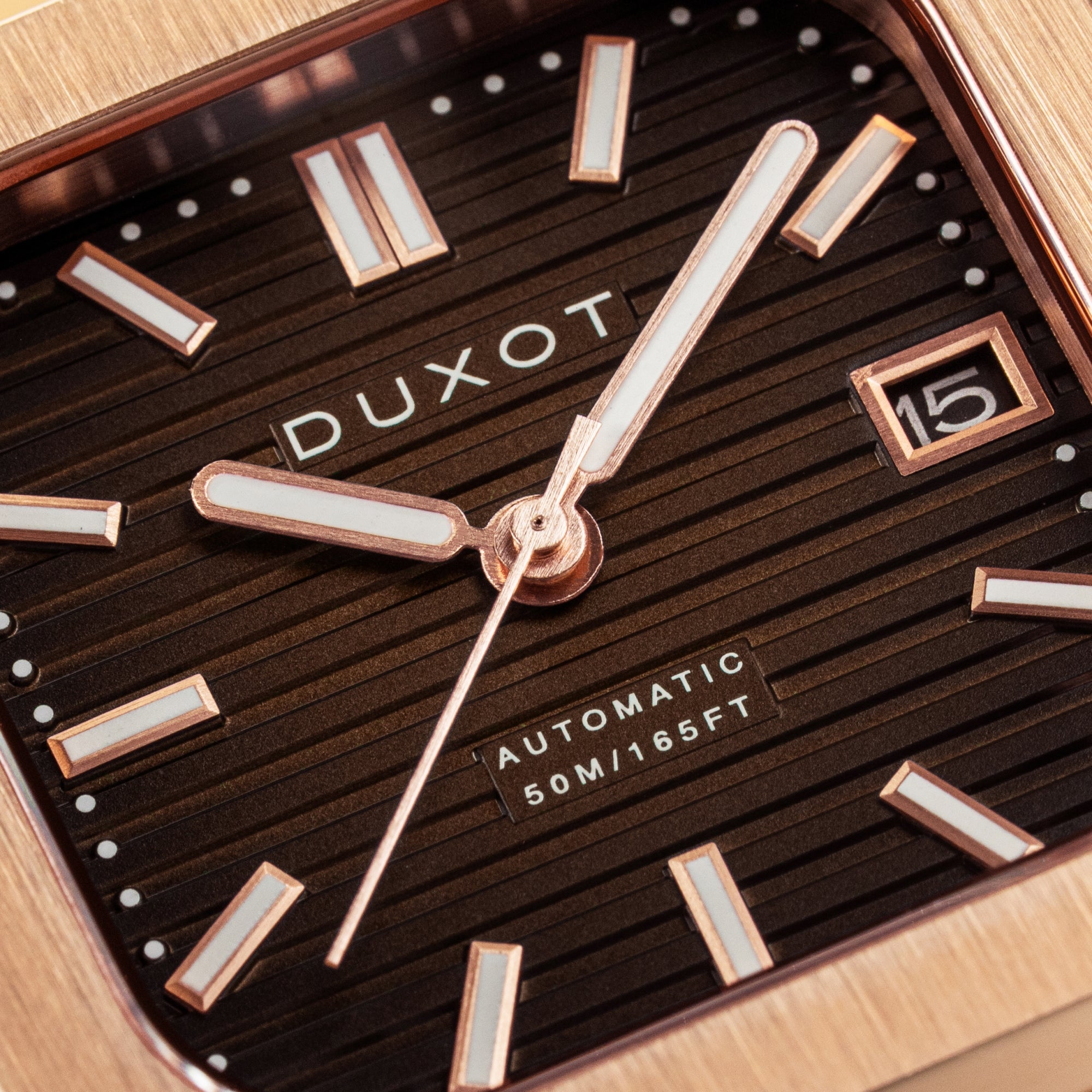 Quadrata Automatic Walnut Brown
