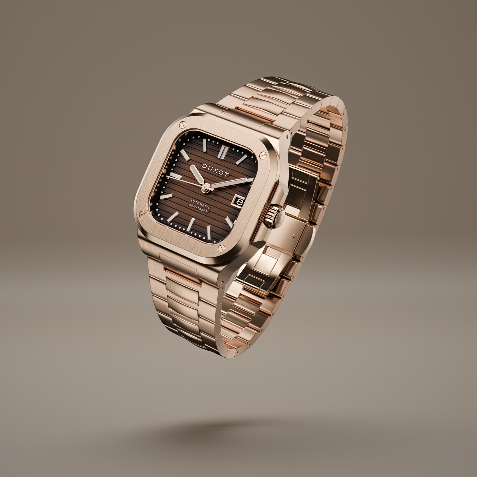 Quadrata Automatic Walnut Brown