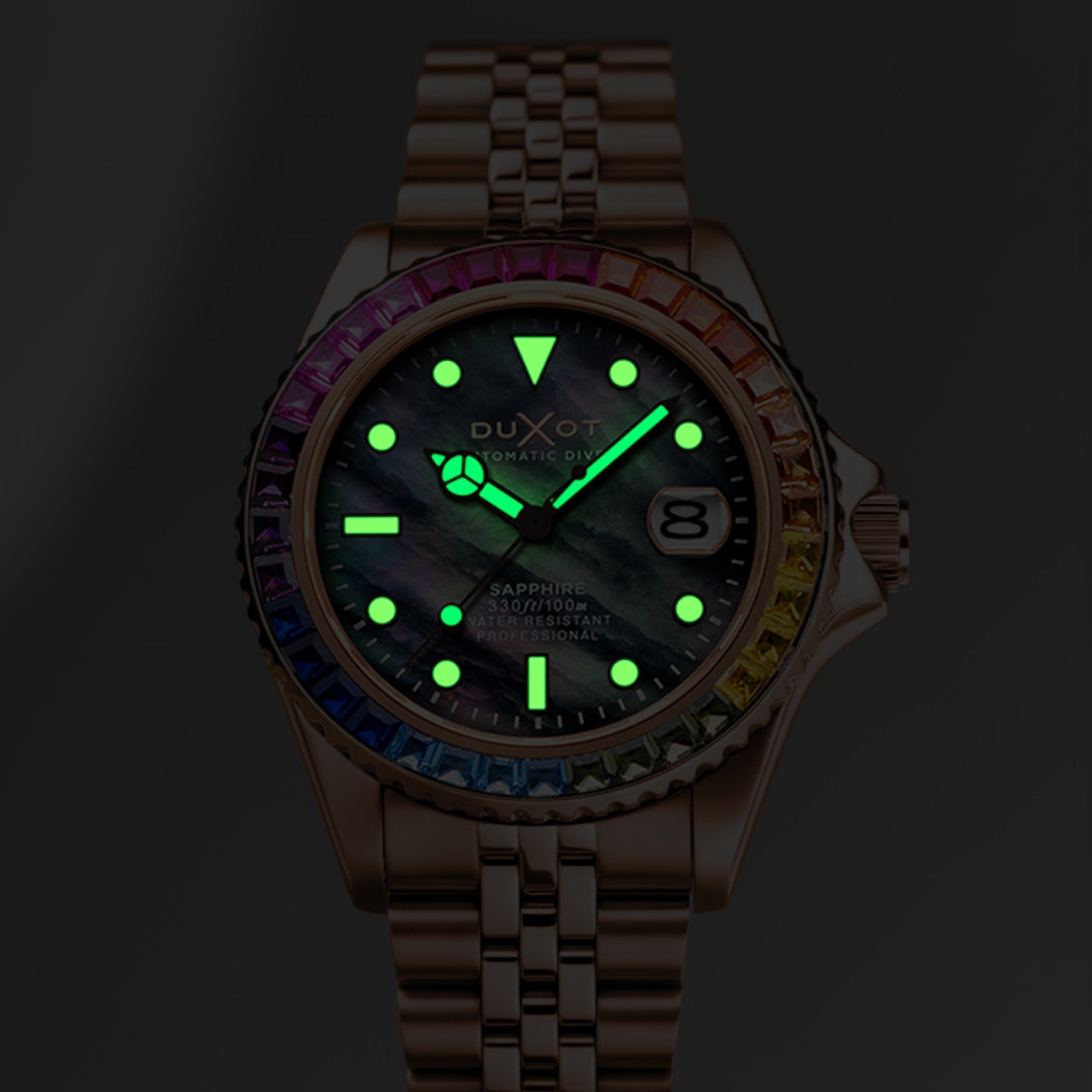 Atlantica 40 Rainbow Automatic Black Mop DX-2077-AA
