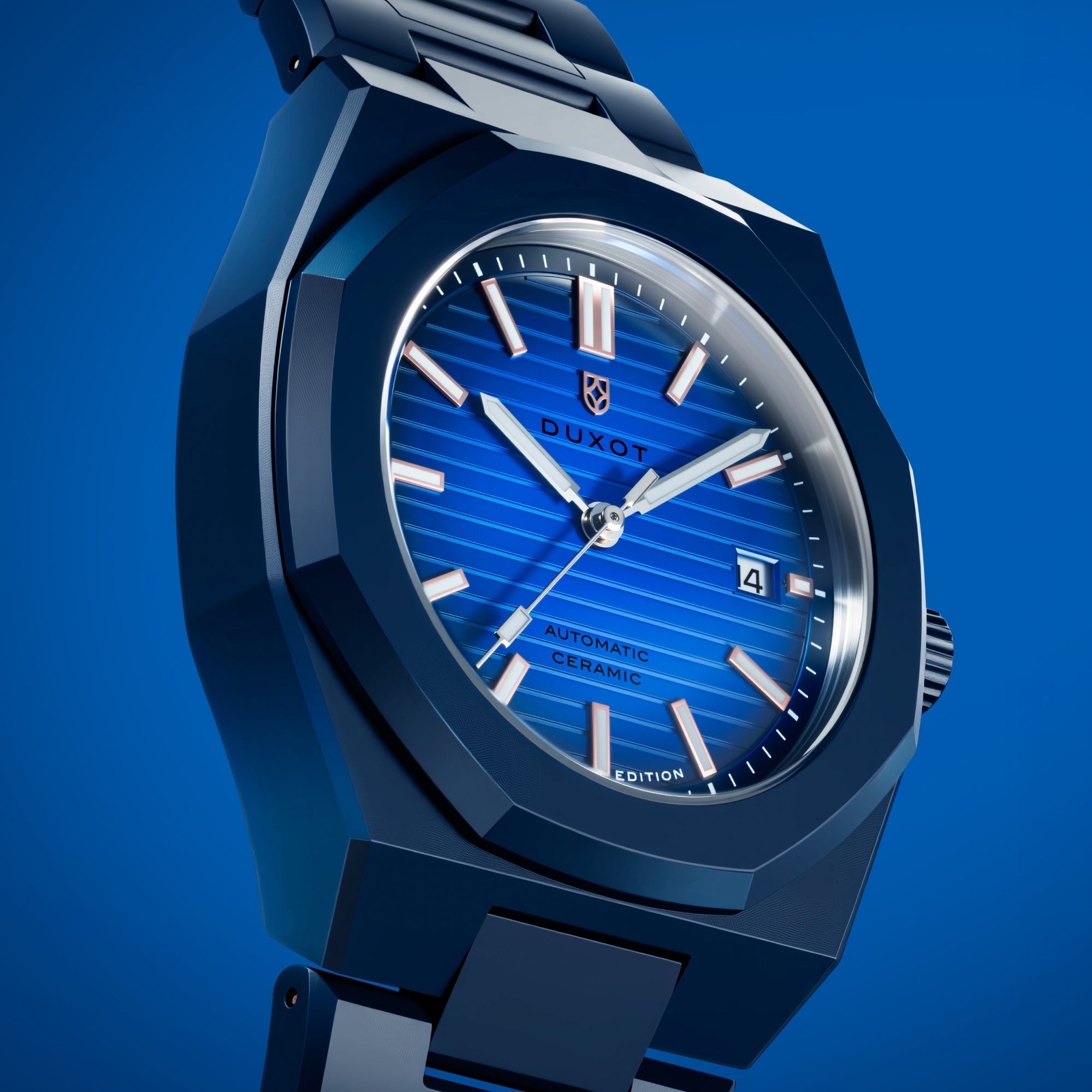 Pamplona Ceramic Automatic Limited Edition Fume Blue