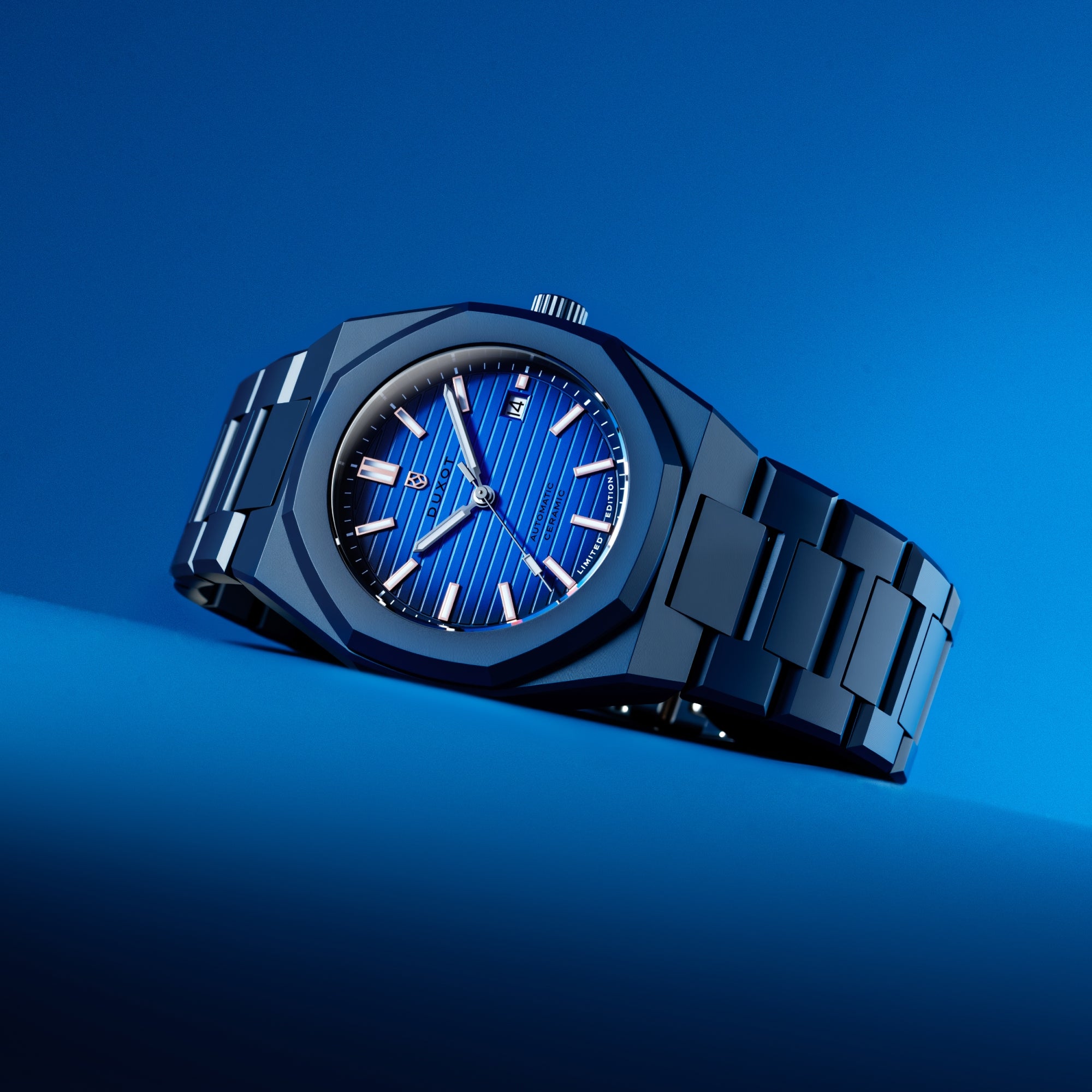 Pamplona Ceramic Automatic Limited Edition Fume Blue