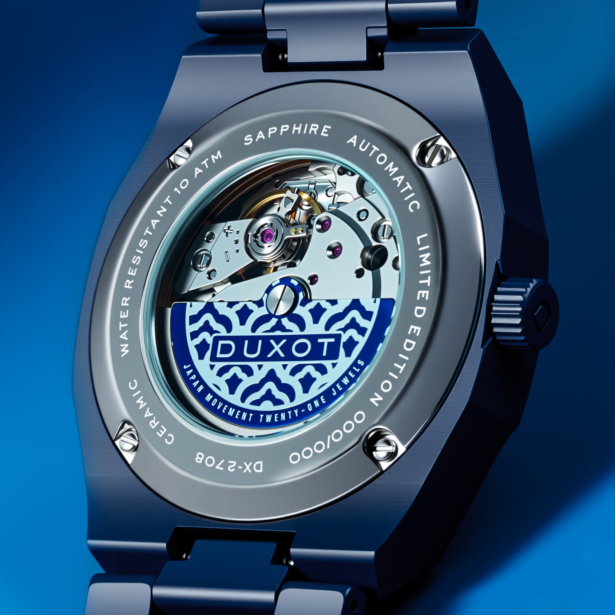 Pamplona Ceramic Automatic Limited Edition Fume Blue