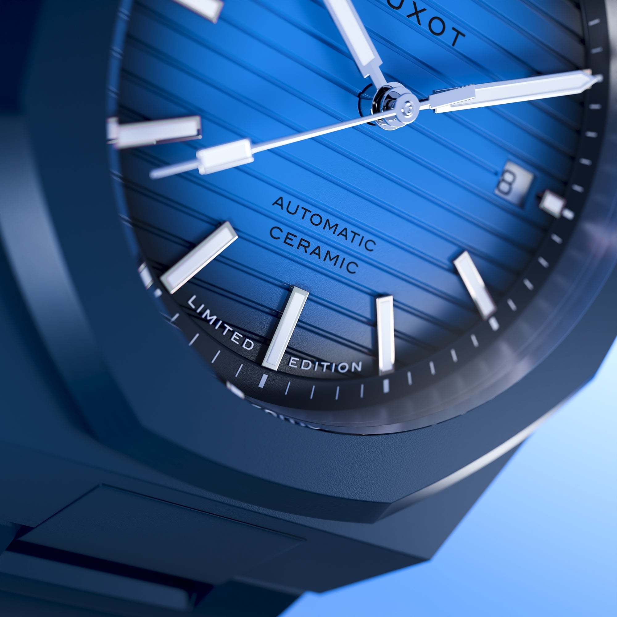 Pamplona Ceramic Automatic Limited Edition Fume Blue