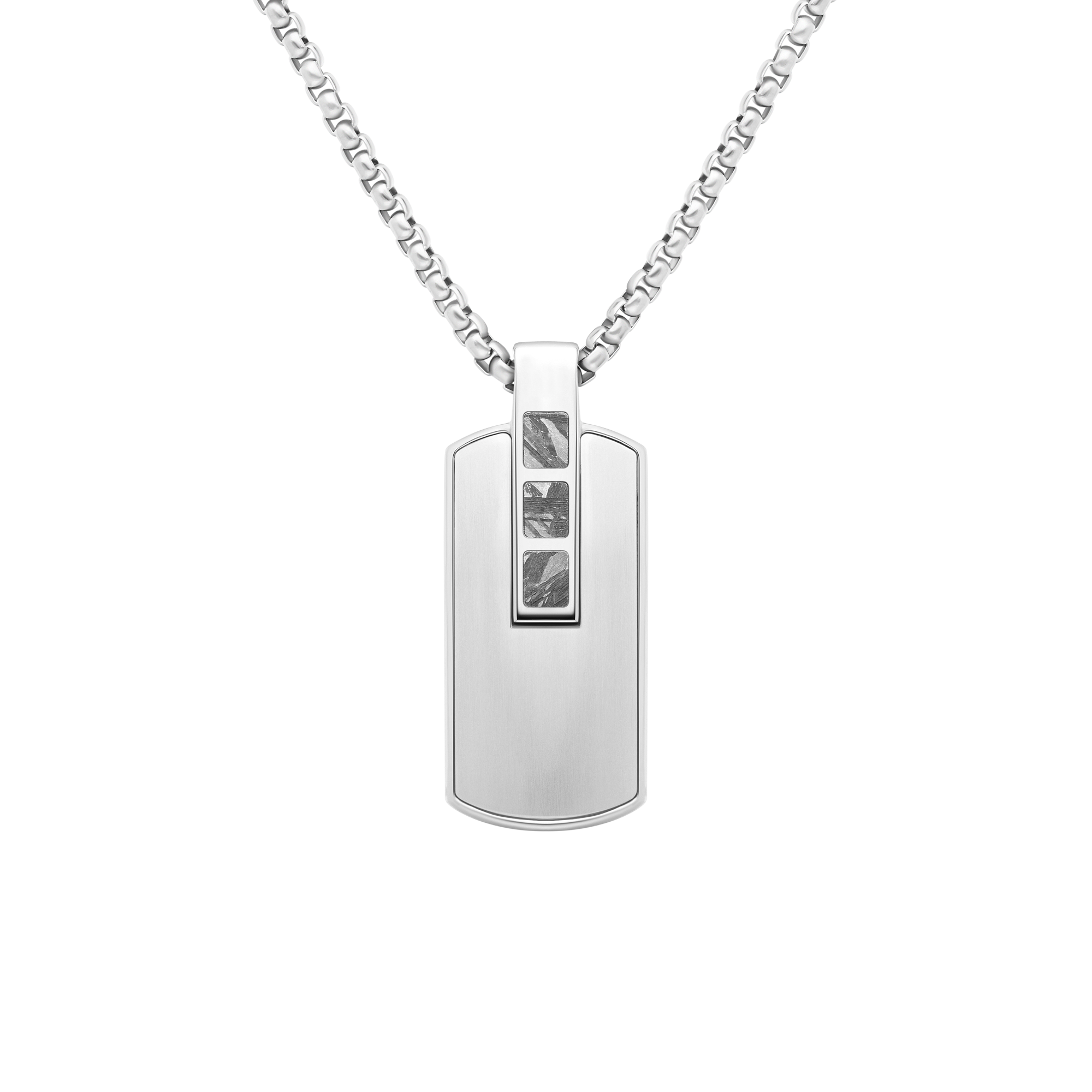 Accelero Dog Tag Shiny Silver Meteorite