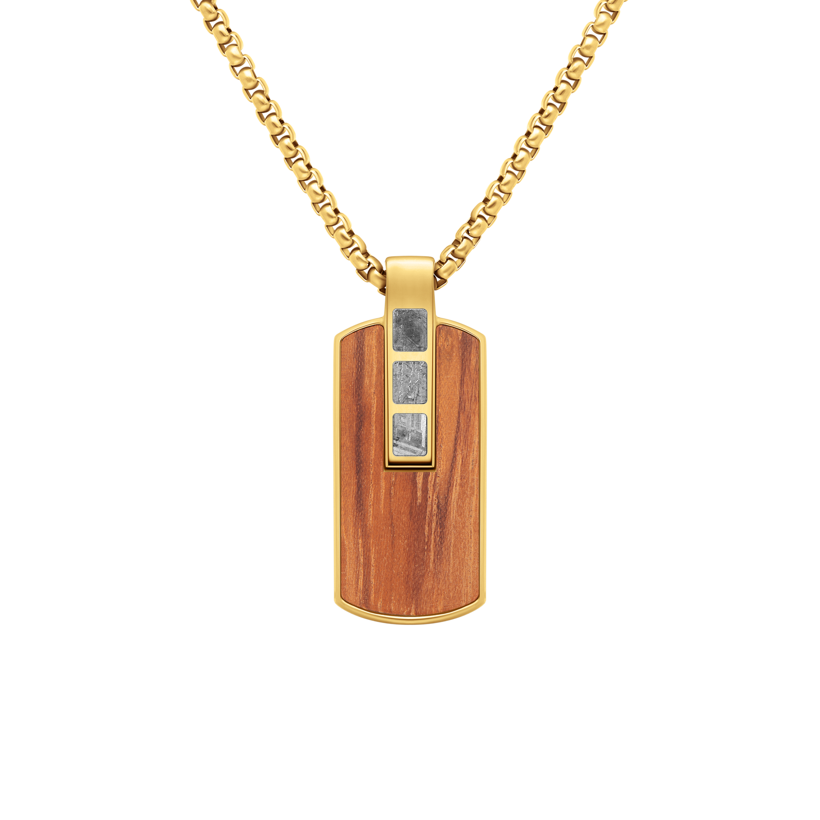 Accelero Dog Tag Dark Wood Meteorite