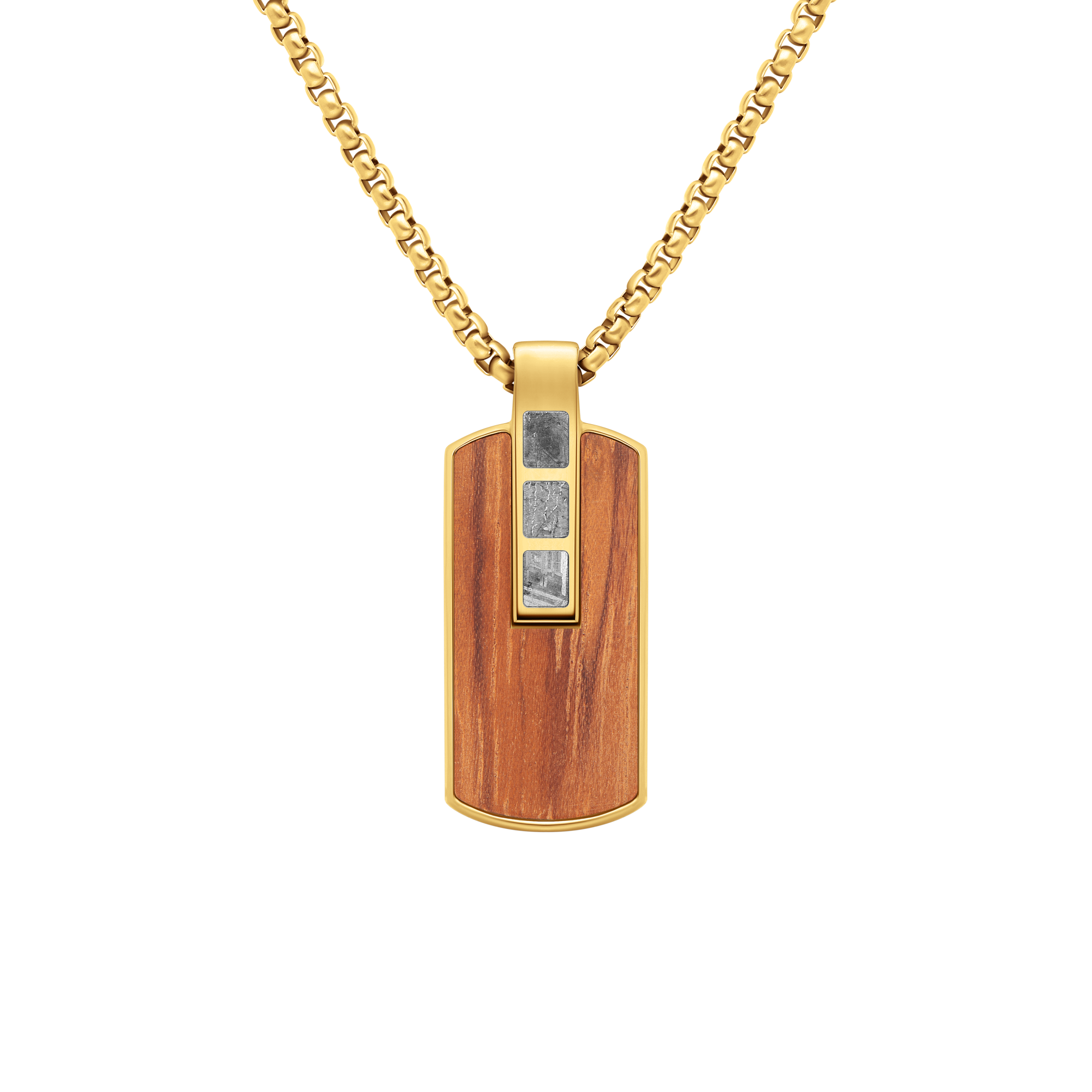 Accelero Dog Tag Dark Wood Meteorite