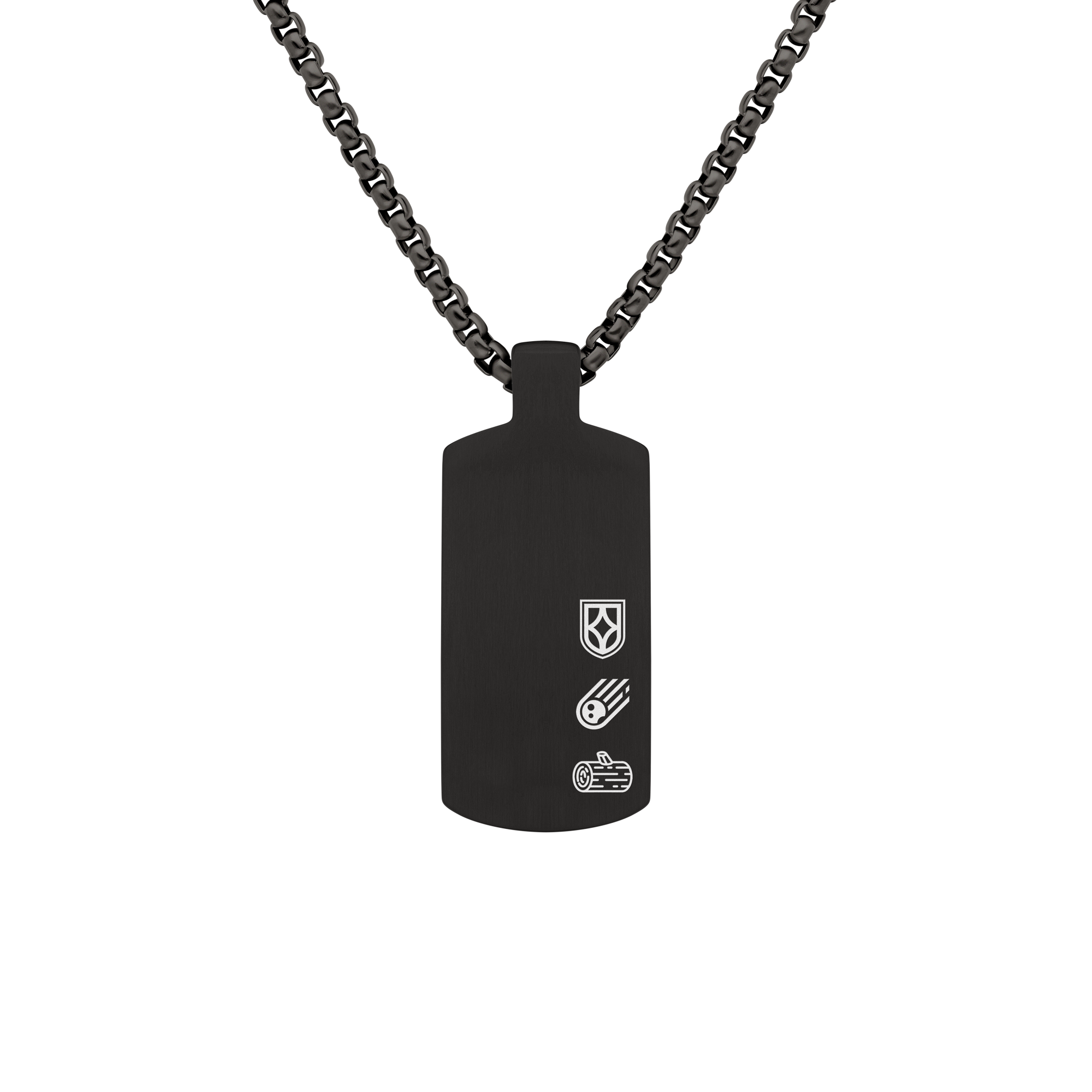 Atlantica Dog Tag Ebony Meteorite