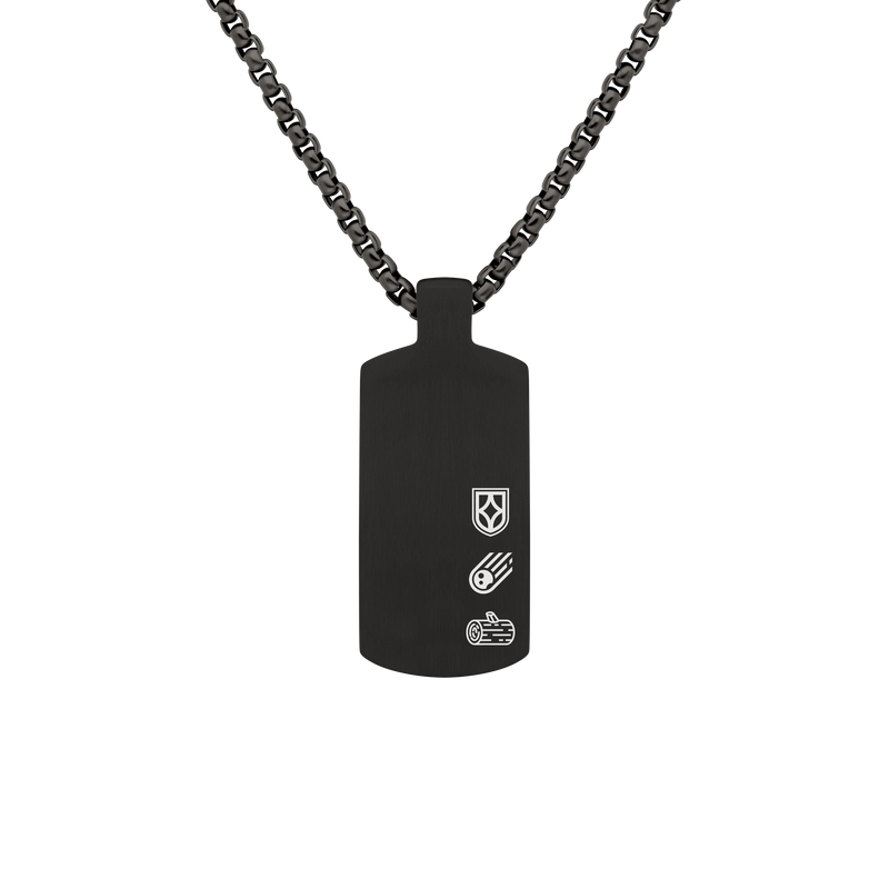 Atlantica Dog Tag Ebony Meteorite