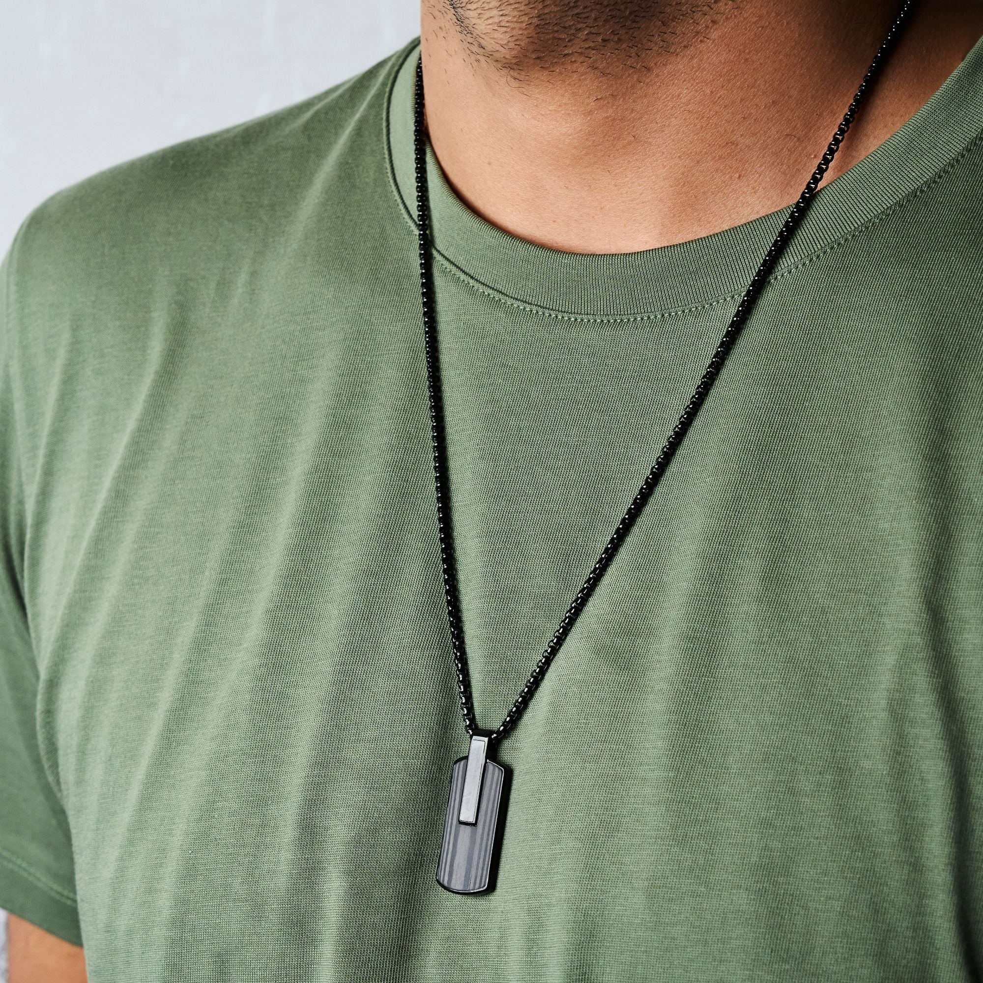 Atlantica Dog Tag Ebony Meteorite