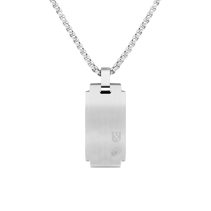 Marcel Dog Tag Argent Meteorite
