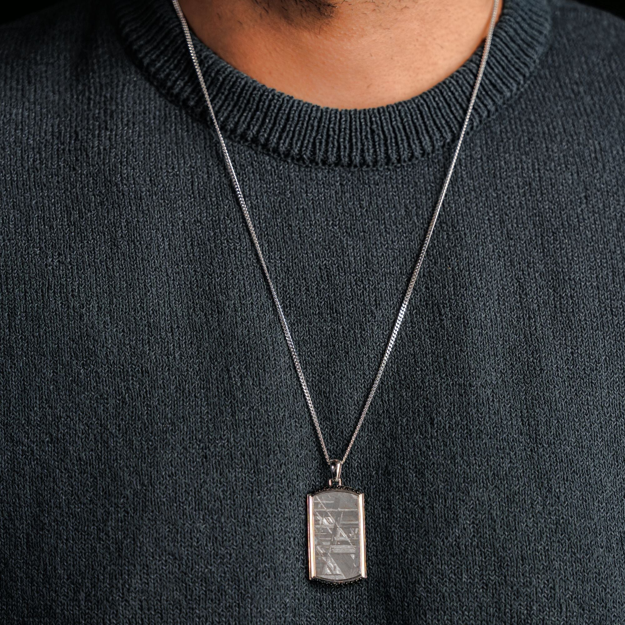 Vezeto Cloudy Silver Meteorite