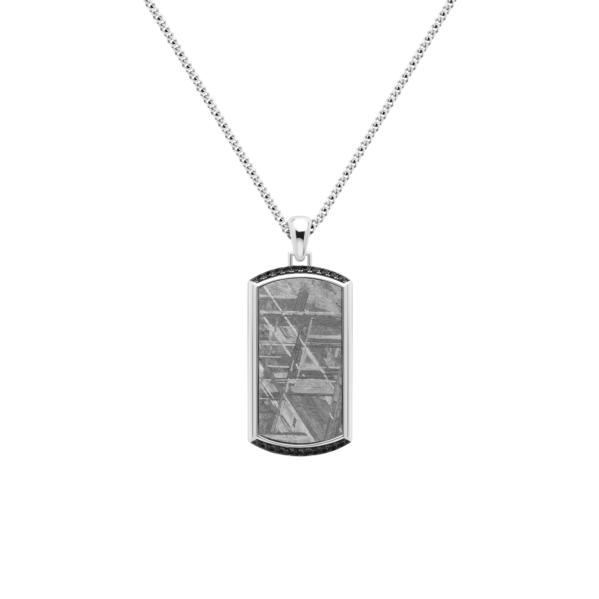 Vezeto Cloudy Silver Meteorite