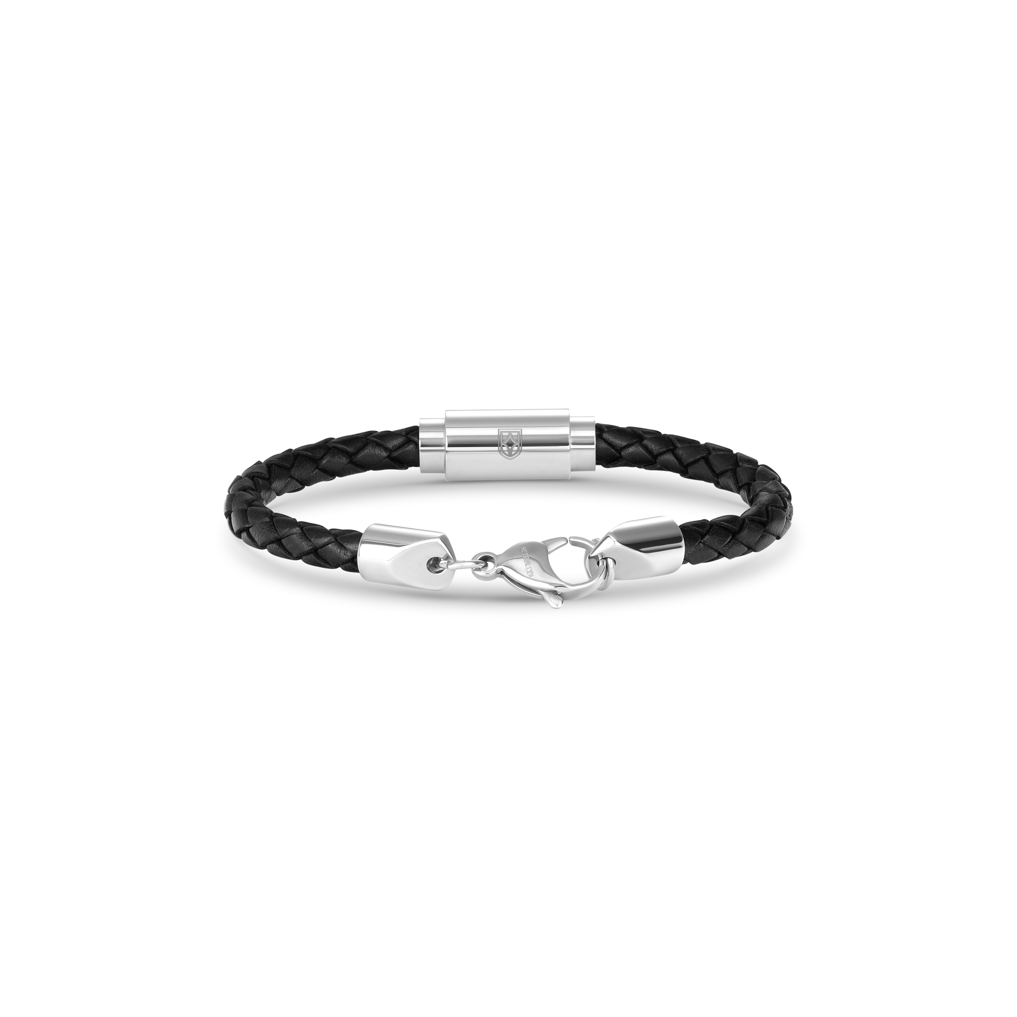 Vezeto Leather Bracelet Black Meteorite