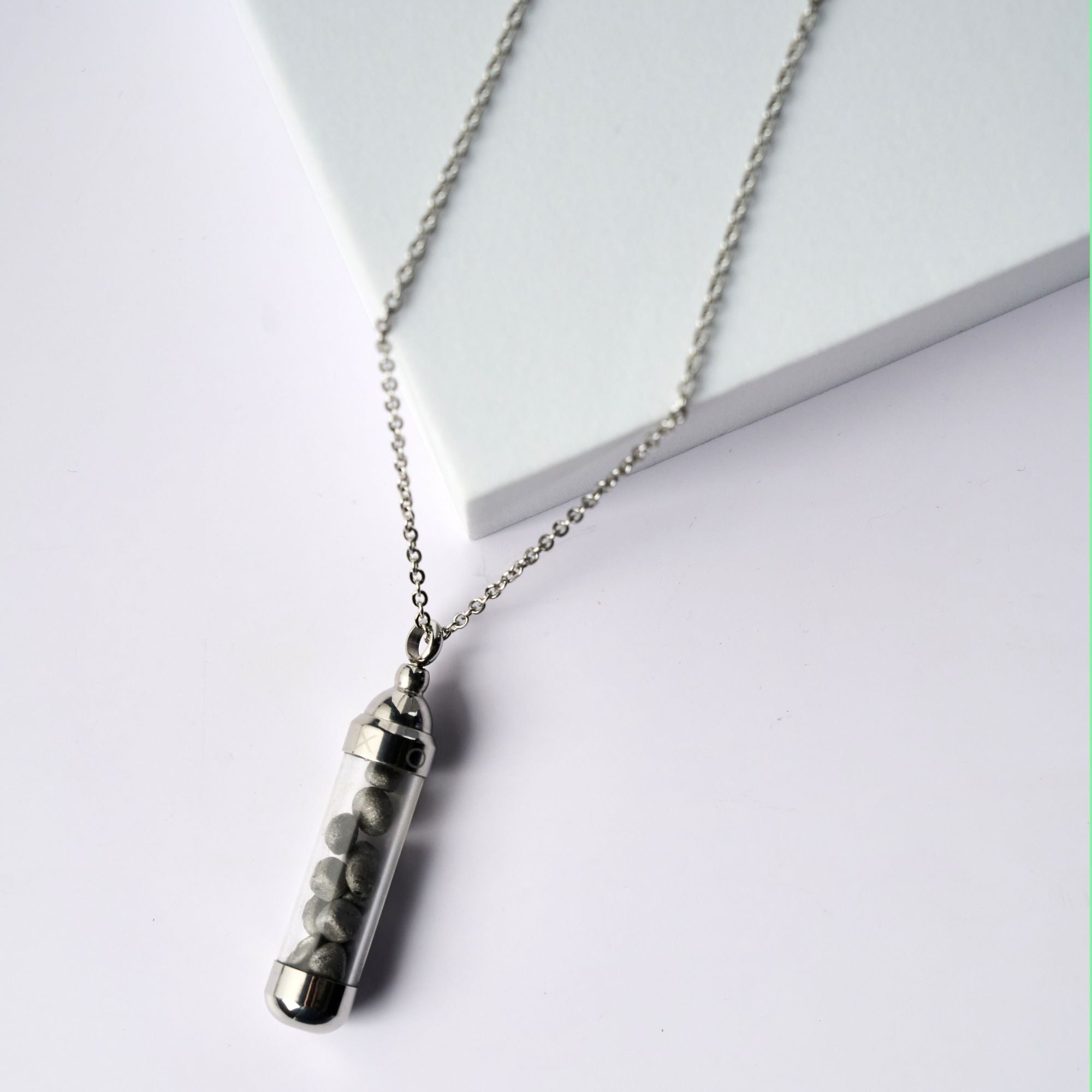 Marcel Pendant Silver Drops Meteorite