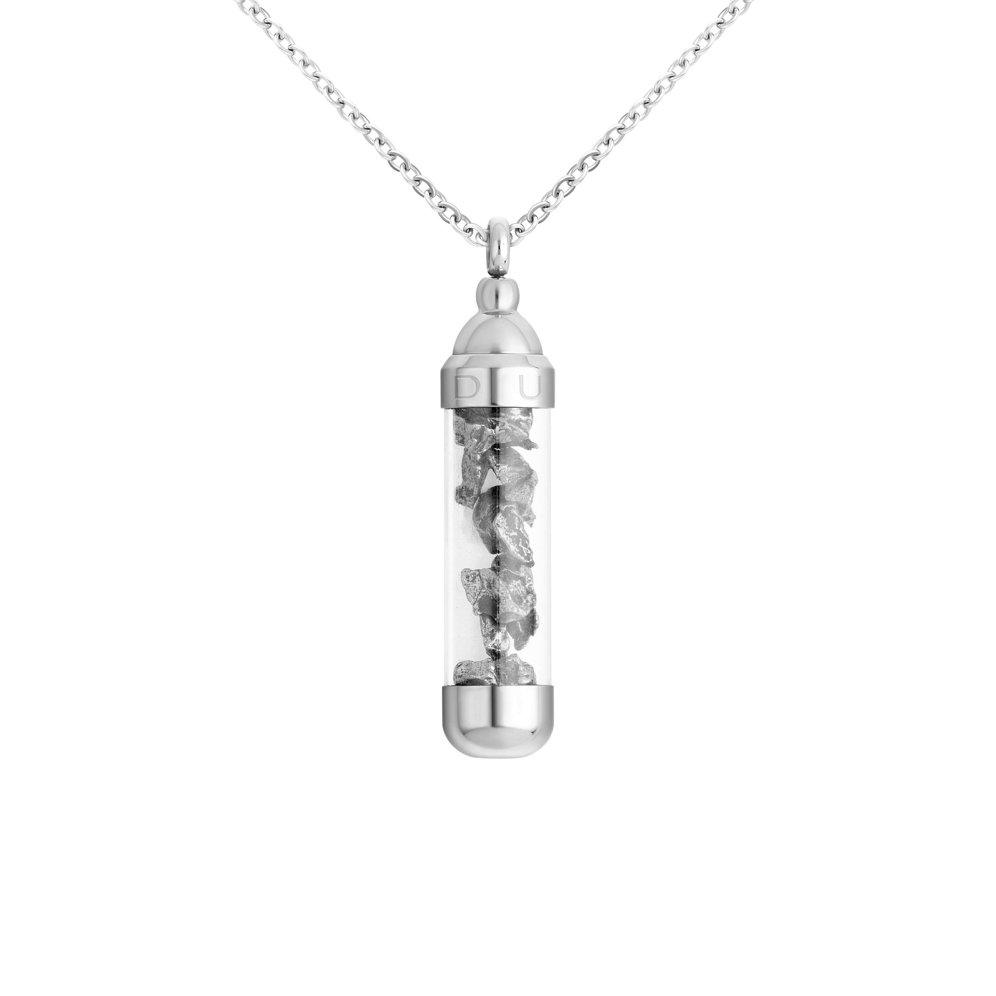 Marcel Pendant Silver Dust Meteorite