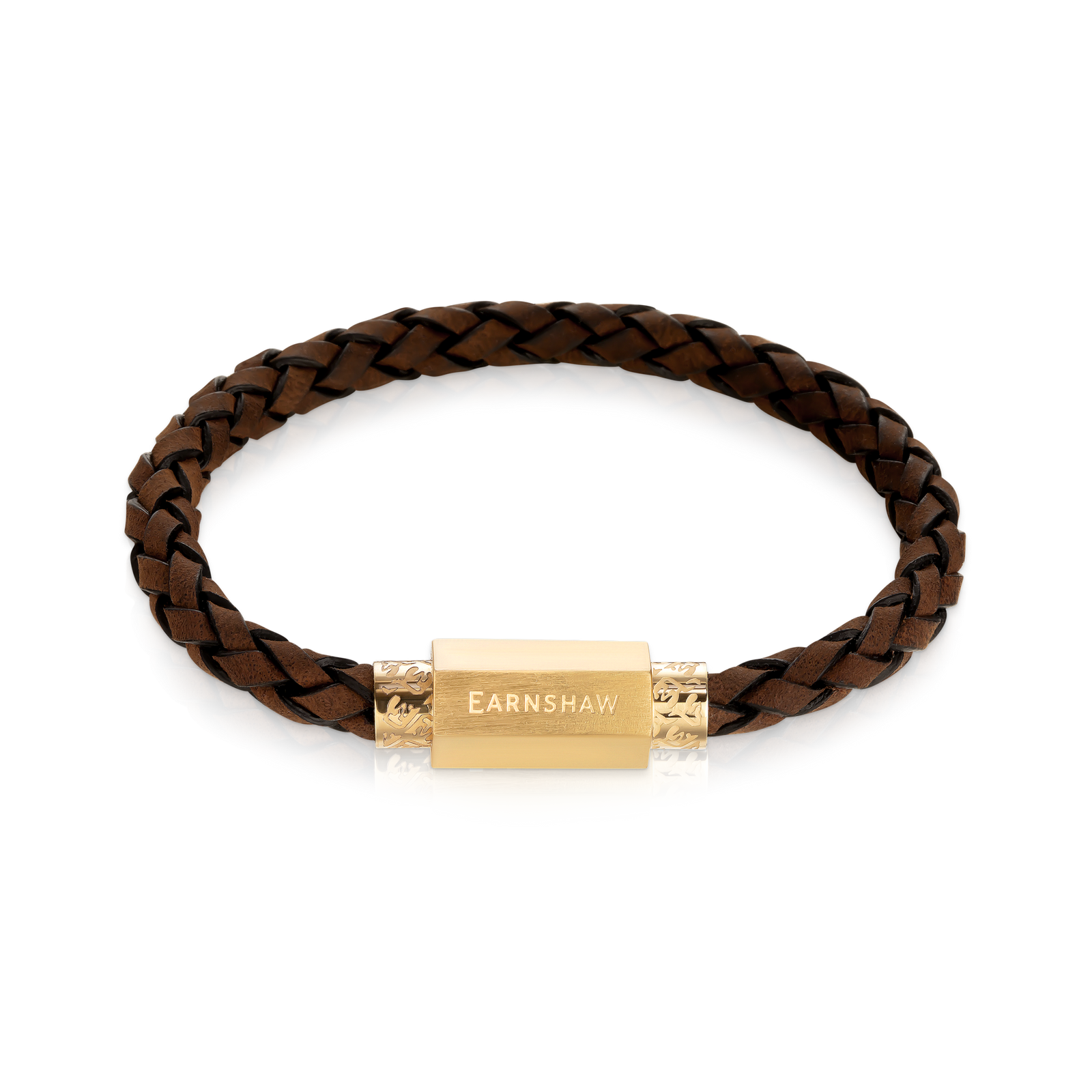 Heritage Longcase Leather Bracelet Golden Oak