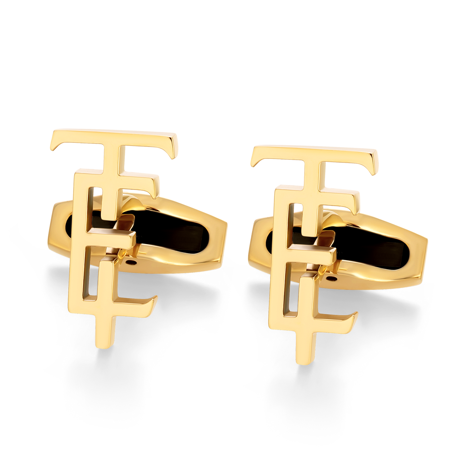 Celestial Monogram Cufflink Gold
