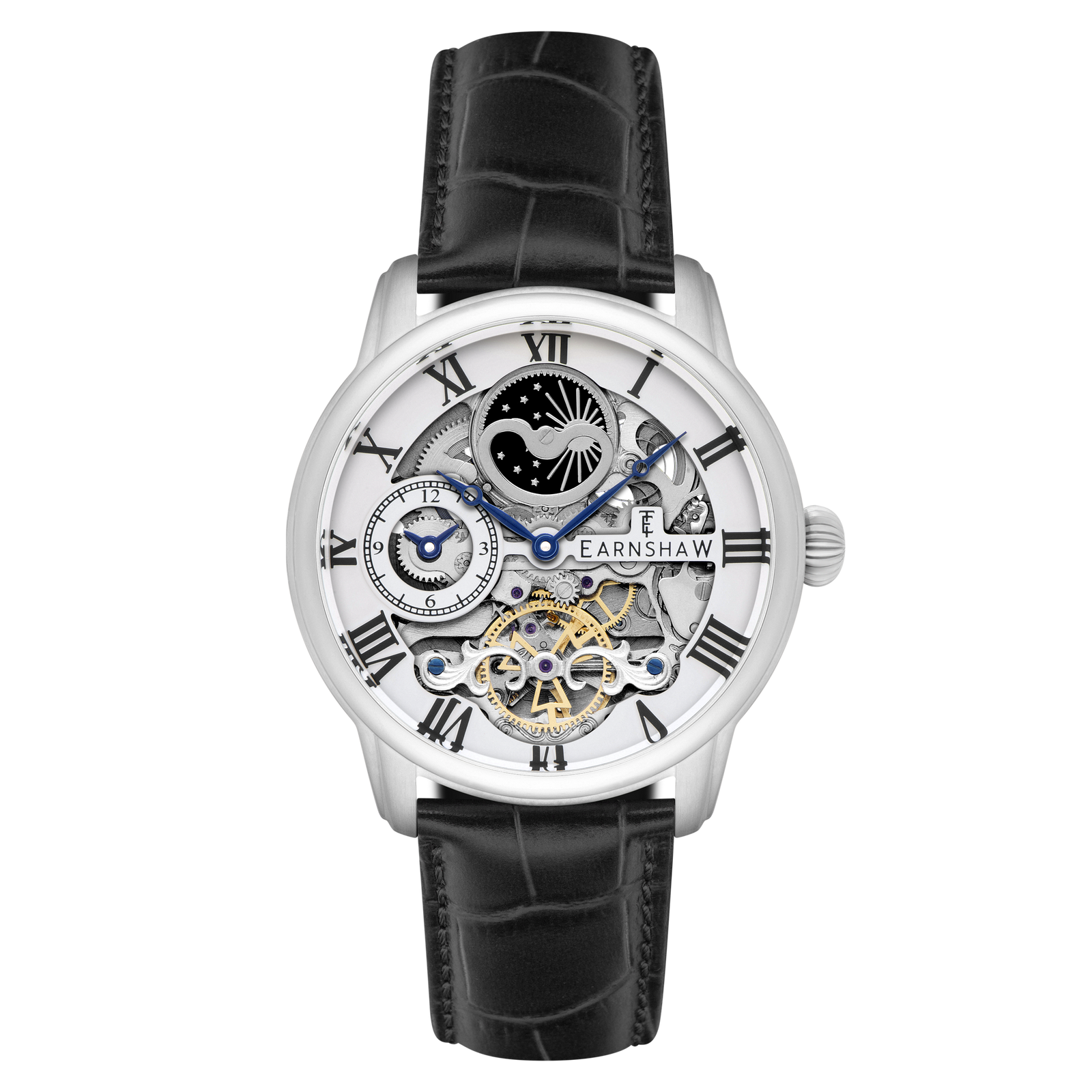 Heritage Longitude Automatic Skeleton Classic White