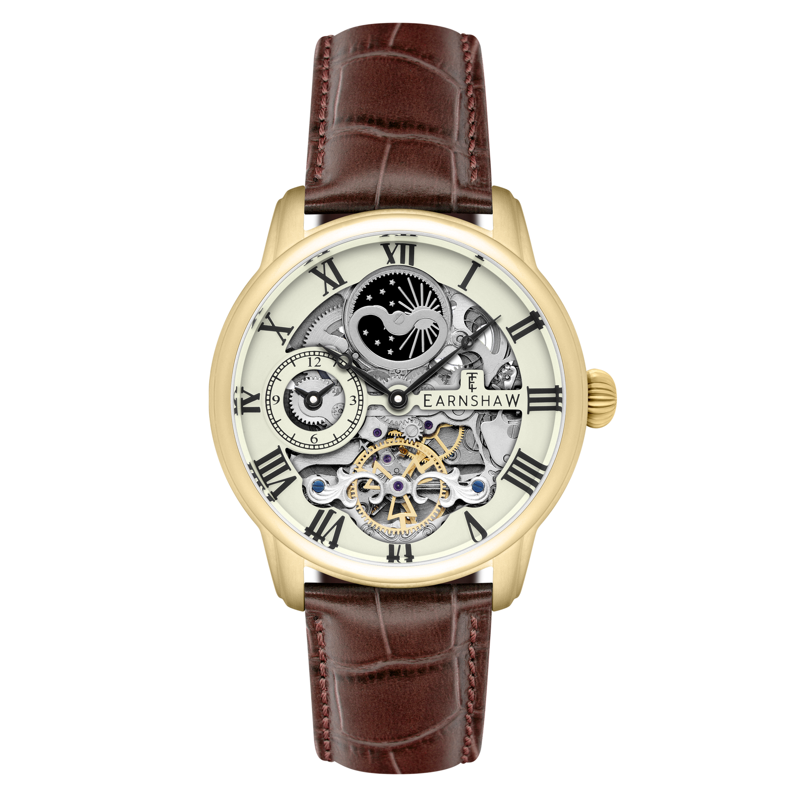 Heritage Longitude Automatic Skeleton Golden Champagne