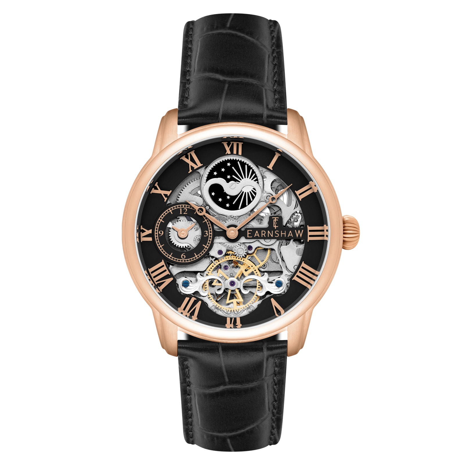 Heritage Longitude Automatic Skeleton Tuxedo Black