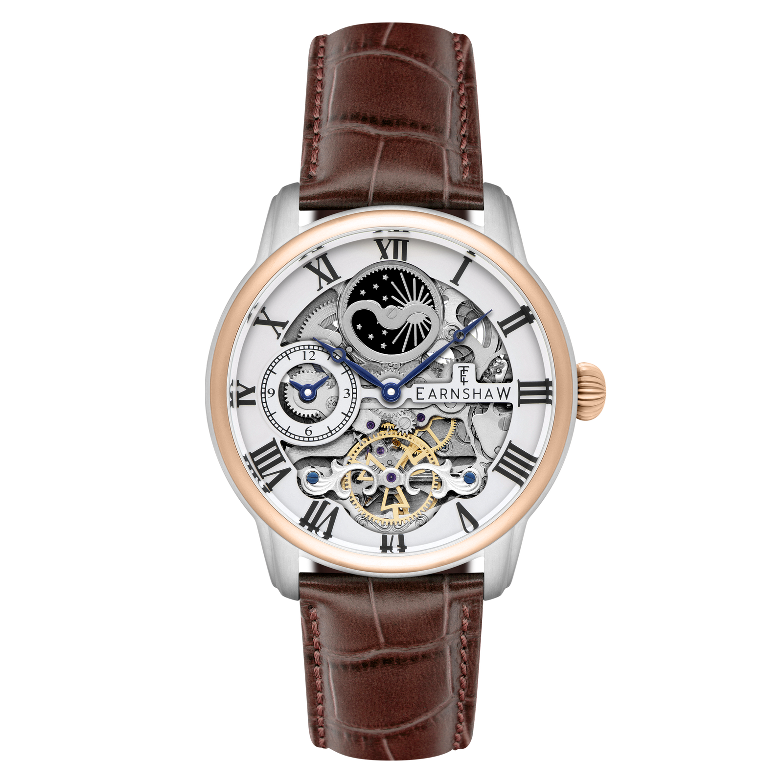 Heritage Longitude Automatic Skeleton Fine Brown