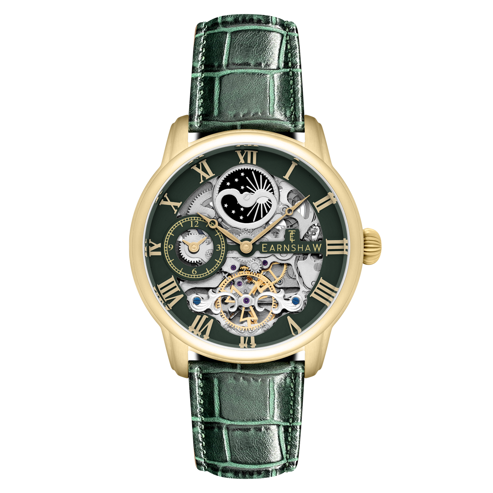 Heritage Longitude Automatic Skeleton Midnight Green
