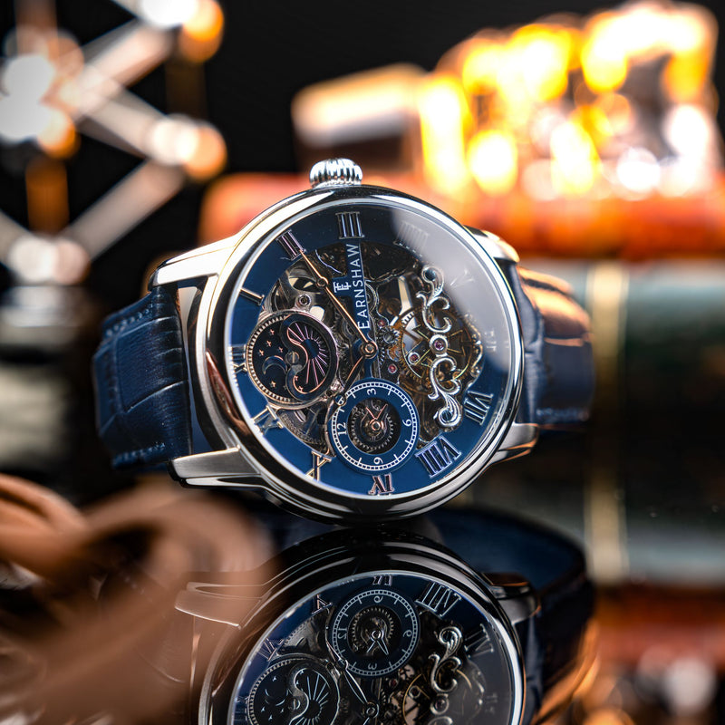 Longitude Automatic Skeleton True Blue