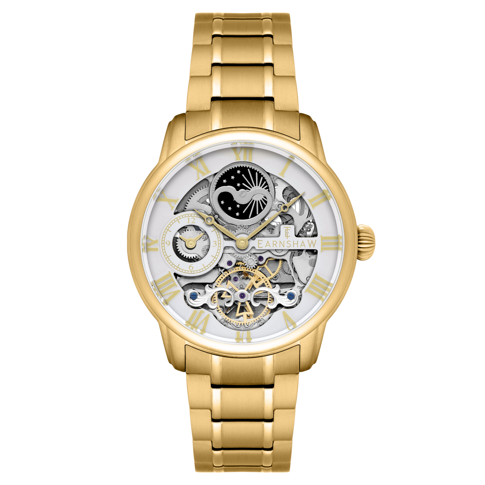 Heritage Longitude Automatic Skeleton Ingot Gold