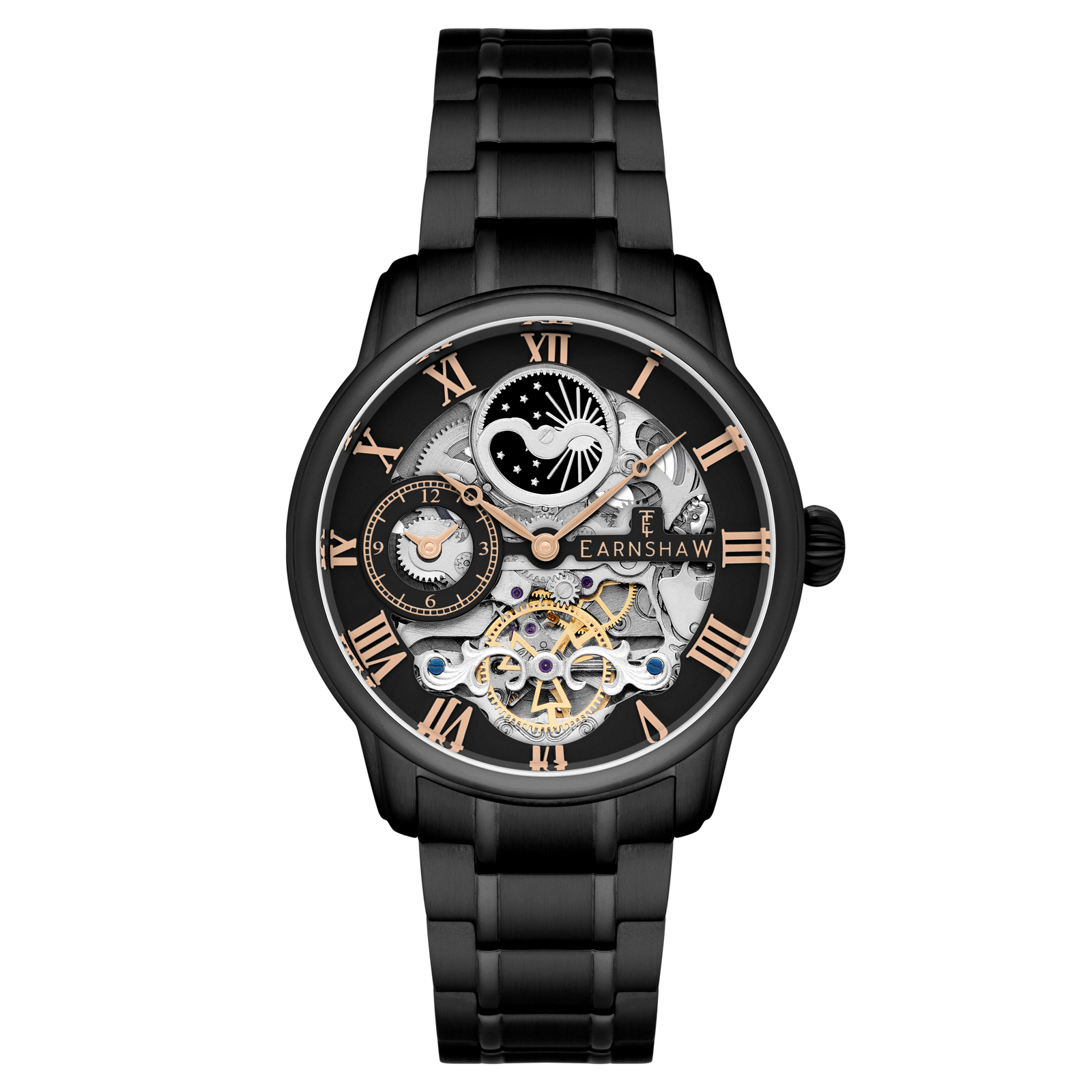 Heritage Longitude Automatic Skeleton Tuxedo Black