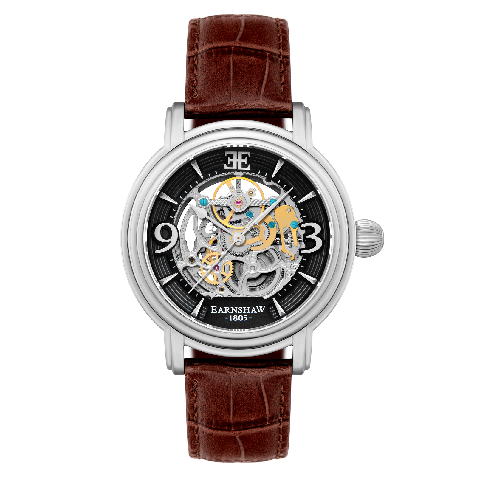 Heritage Longcase Grande Skeleton Automatic Tar Black