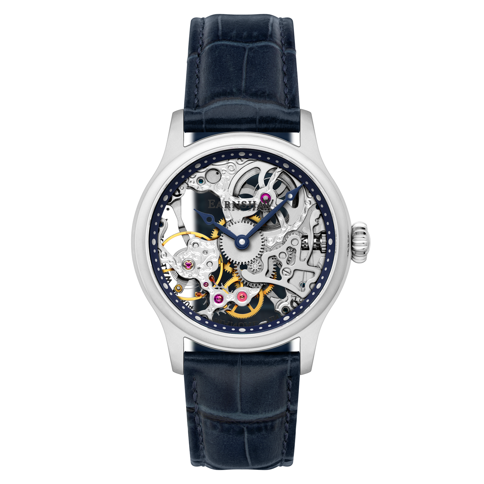 Bauer Mechanical Skeleton Clear Blue