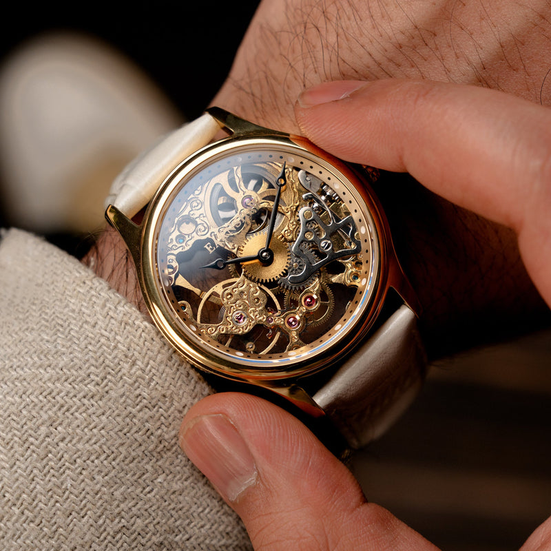 Bauer Mechanical Skeleton Sandy Gold