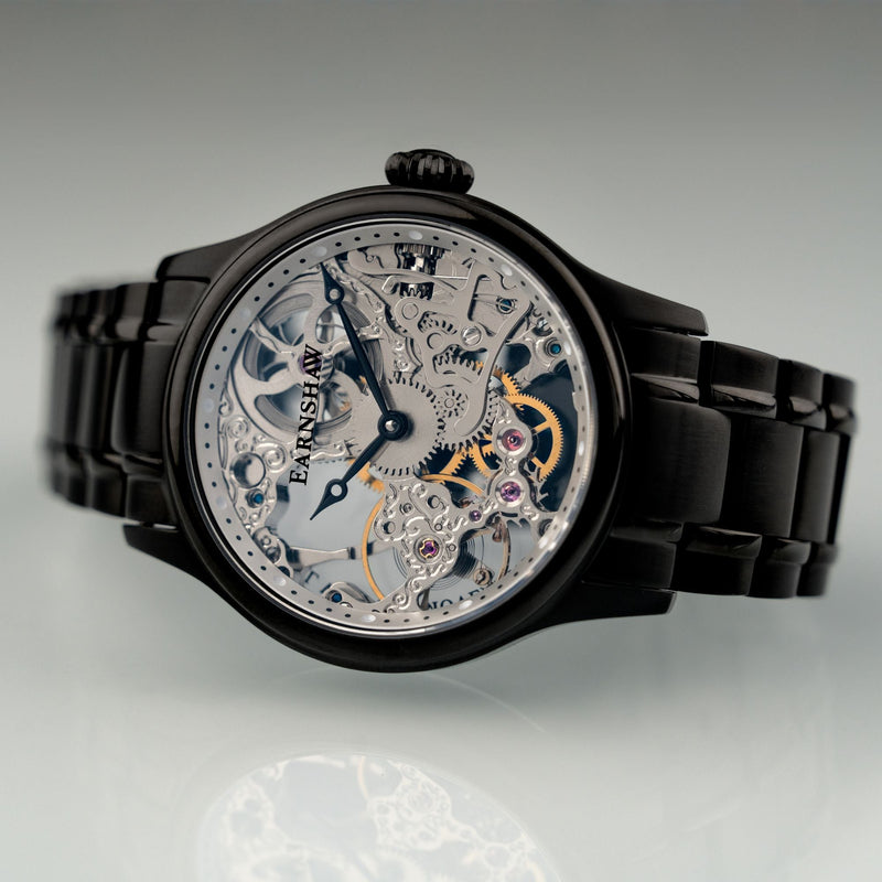 Bauer Mechanical Skeleton Midnight Steel