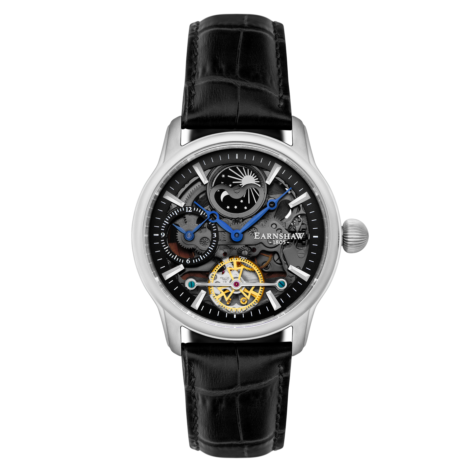 Heritage Longitude Shadow Automatic Clear Black