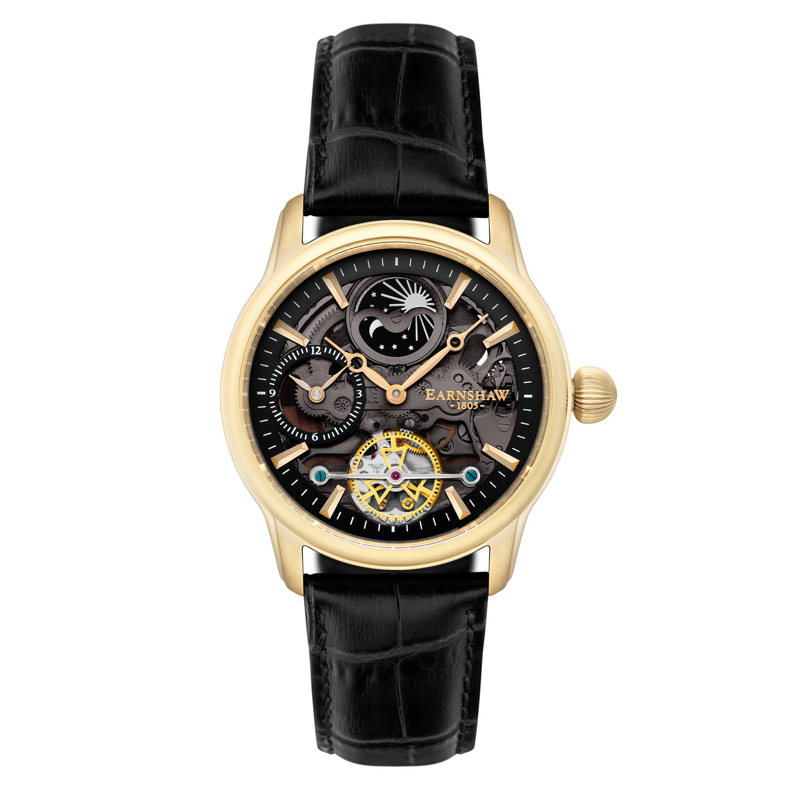 Longitude Shadow Automatic Black Gold
