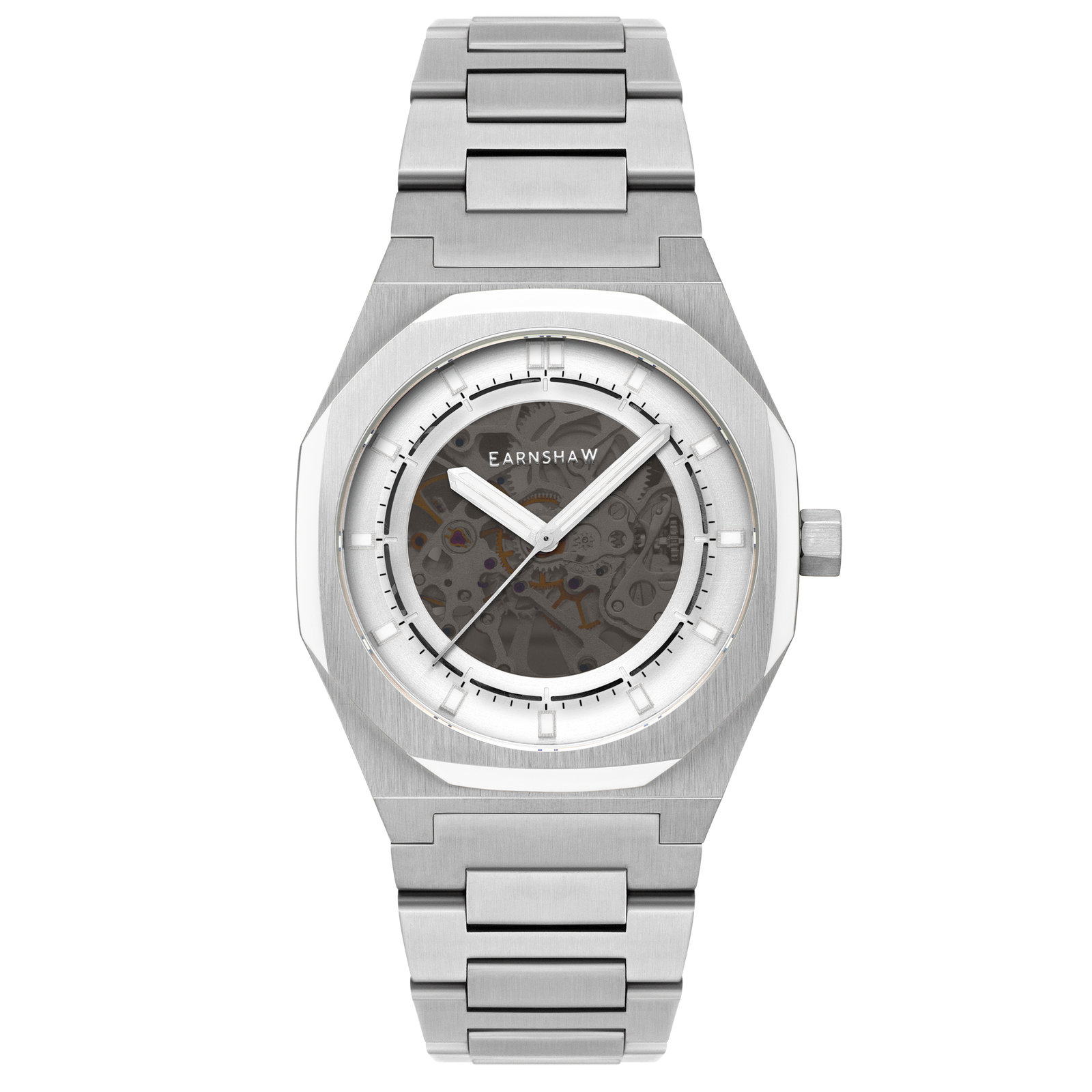 Discovery Drake Skeleton Automatic Silver Sheen