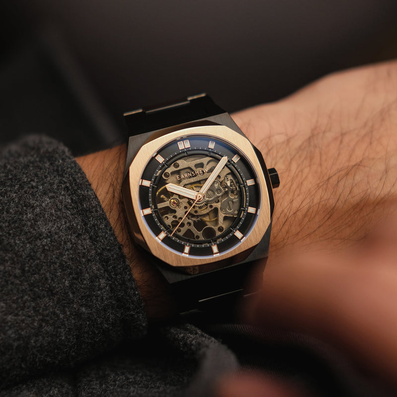 Discovery Drake Skeleton Automatic Black Gold