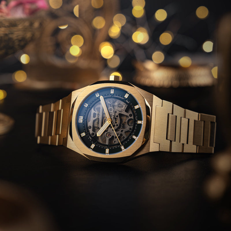Discovery Drake Skeleton Automatic Emerald Green ES-8142-99