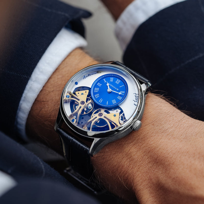 Scientists Faraday Double Barrel Automatic Steely Blue