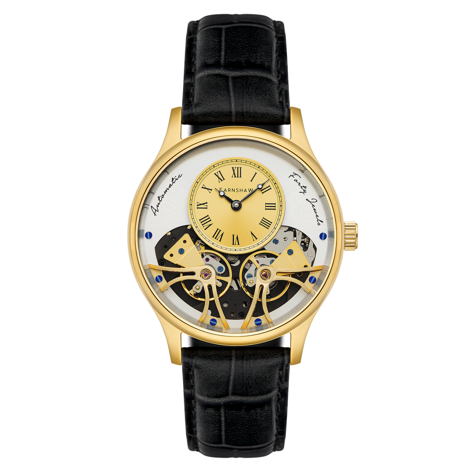 Scientists Faraday Double Barrel Automatic Two Tone Gold
