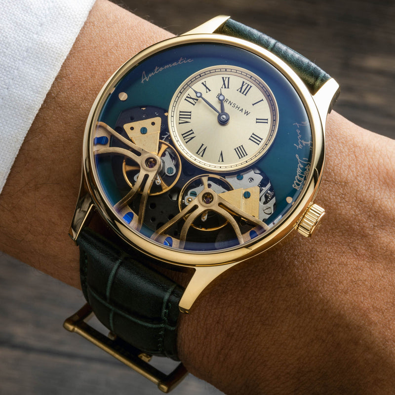 Scientists Faraday Double Barrel Automatic Windsor Green