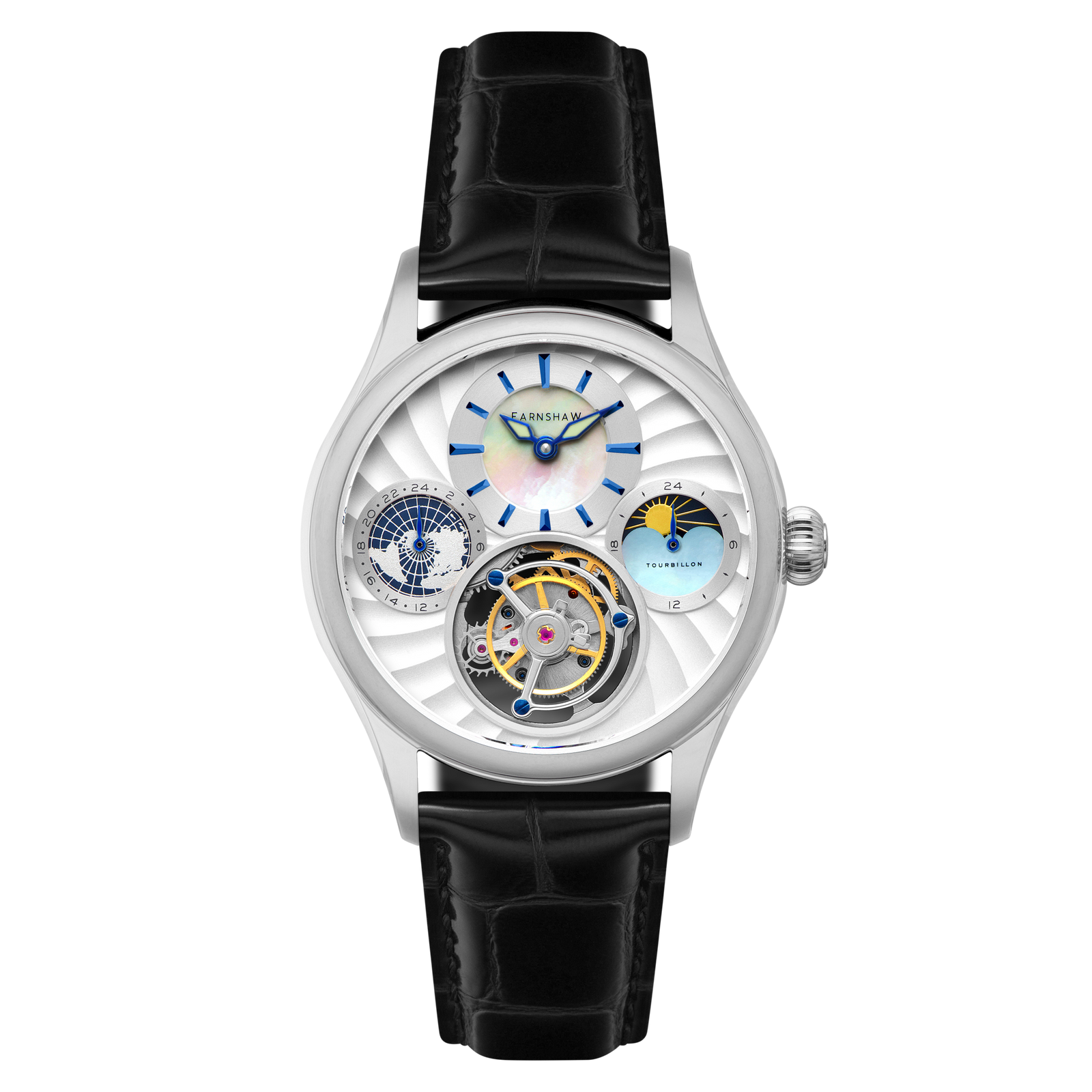 Celestial Huggins Tourbillon Mechanical Limited Edition Sleek Bright