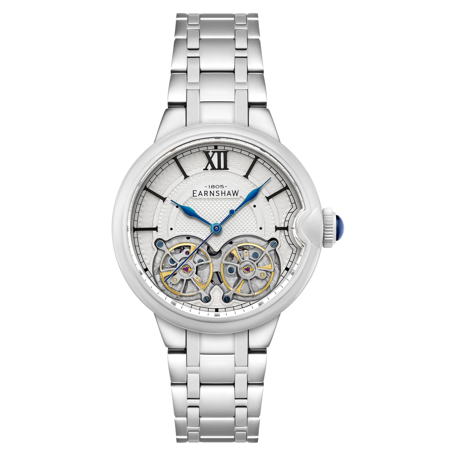 Nobility Barallier Dual Open Heart Automatic Slate White